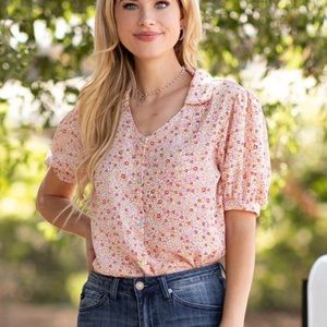 Itsy Bitsy Floral Print Top